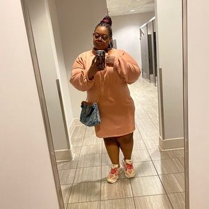 Boohoo sweatshirt dress